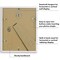 Americanflat Picture Frame with Mat - Modern Design, Shatter-Resistant Glass, Dual Sawtooth Hangers, Ideal for Home and Office Decor